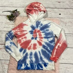 FEAT Blanket Blend Hoodie Sweatshirt USA Tie Dye